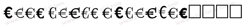 Euro Gulim Regular字体转换